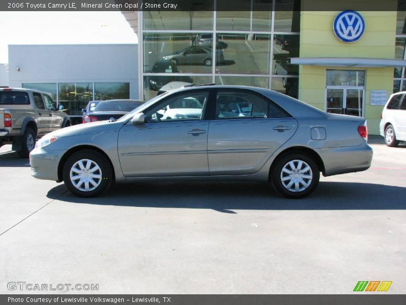 Mineral Green Opal / Stone Gray 2006 Toyota Camry LE
