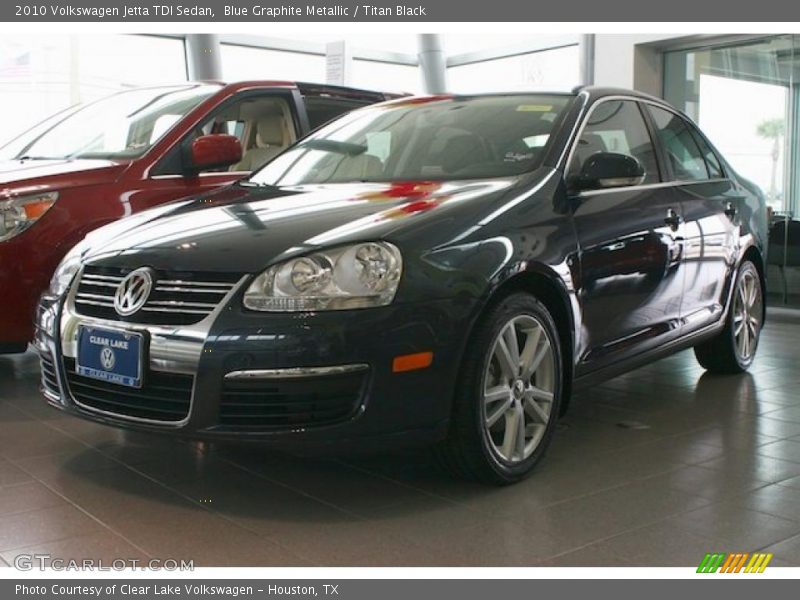 Blue Graphite Metallic / Titan Black 2010 Volkswagen Jetta TDI Sedan