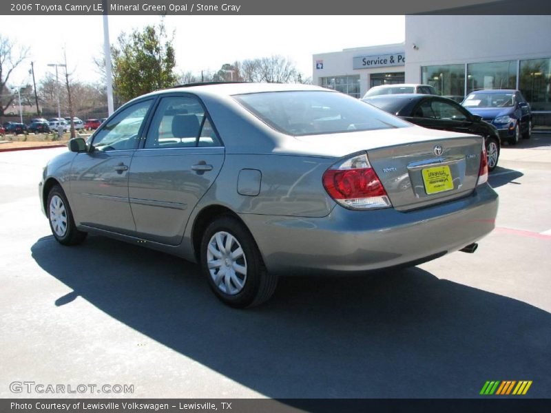 Mineral Green Opal / Stone Gray 2006 Toyota Camry LE