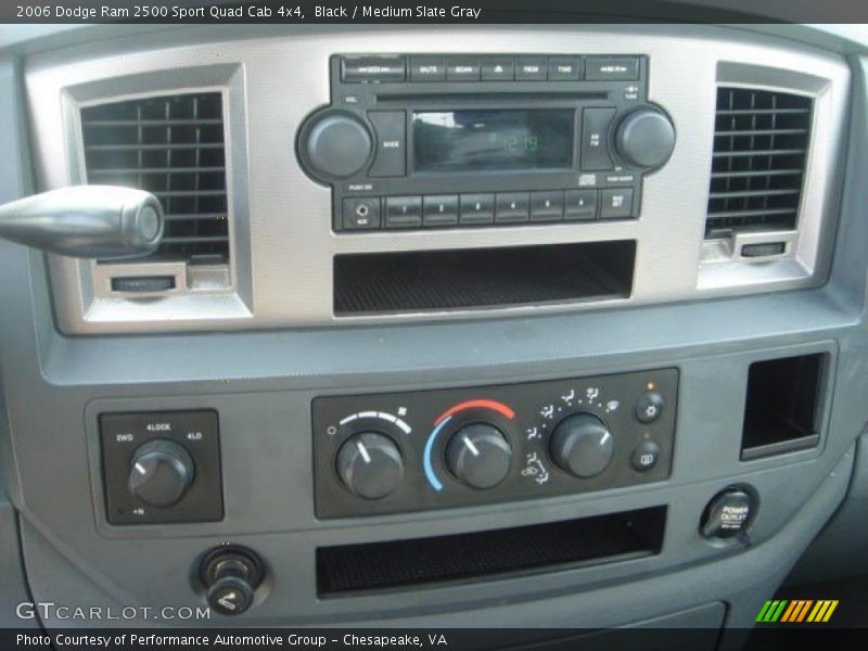 Black / Medium Slate Gray 2006 Dodge Ram 2500 Sport Quad Cab 4x4