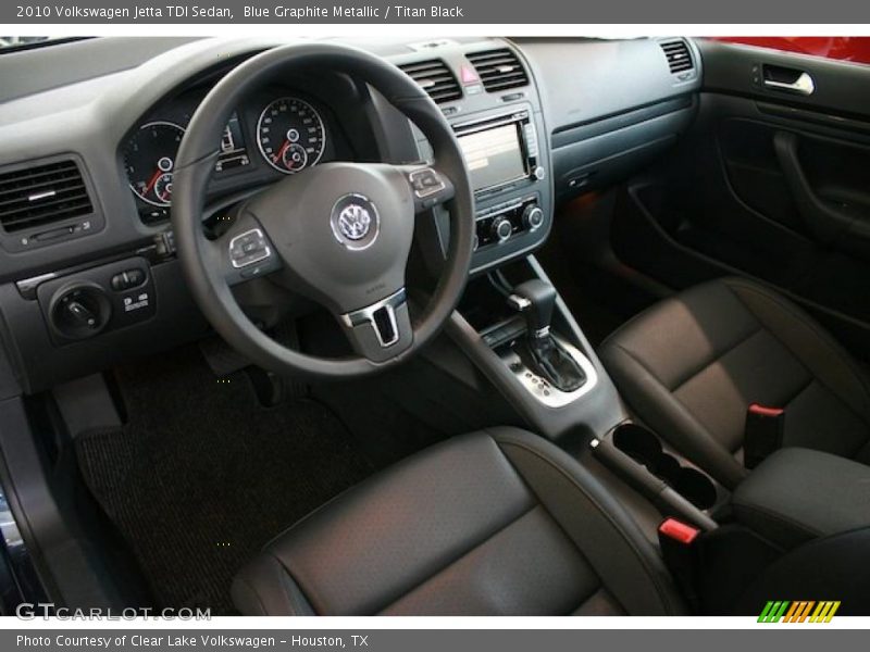Blue Graphite Metallic / Titan Black 2010 Volkswagen Jetta TDI Sedan