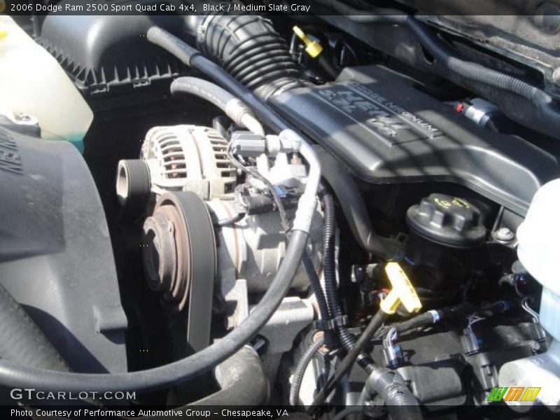Black / Medium Slate Gray 2006 Dodge Ram 2500 Sport Quad Cab 4x4