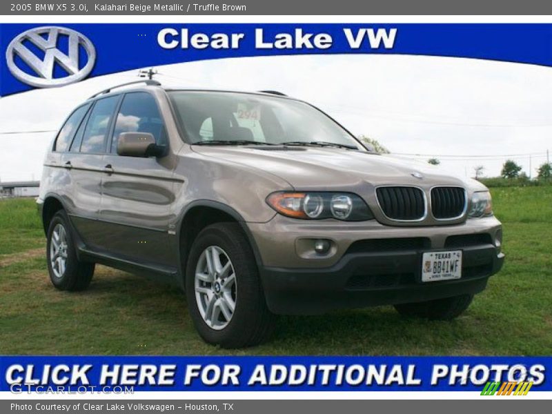 Kalahari Beige Metallic / Truffle Brown 2005 BMW X5 3.0i