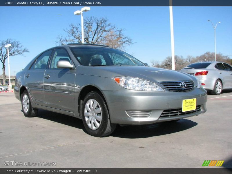 Mineral Green Opal / Stone Gray 2006 Toyota Camry LE