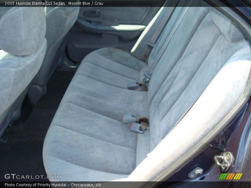 Moonlit Blue / Gray 2005 Hyundai Elantra GLS Sedan