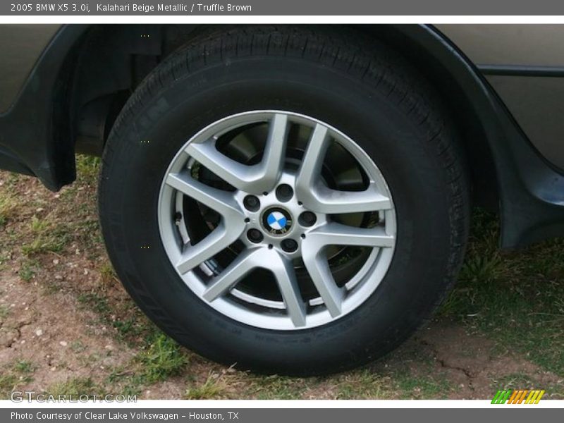 Kalahari Beige Metallic / Truffle Brown 2005 BMW X5 3.0i