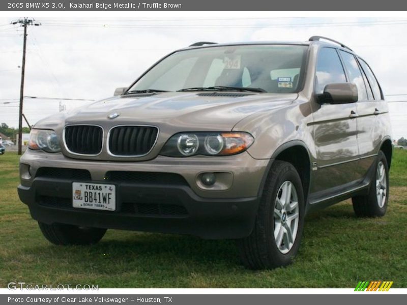 Kalahari Beige Metallic / Truffle Brown 2005 BMW X5 3.0i