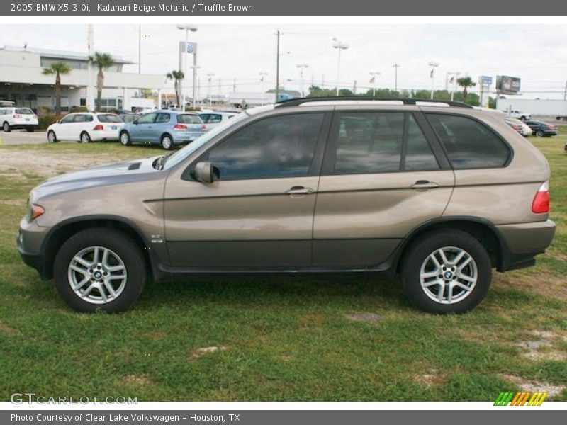 Kalahari Beige Metallic / Truffle Brown 2005 BMW X5 3.0i