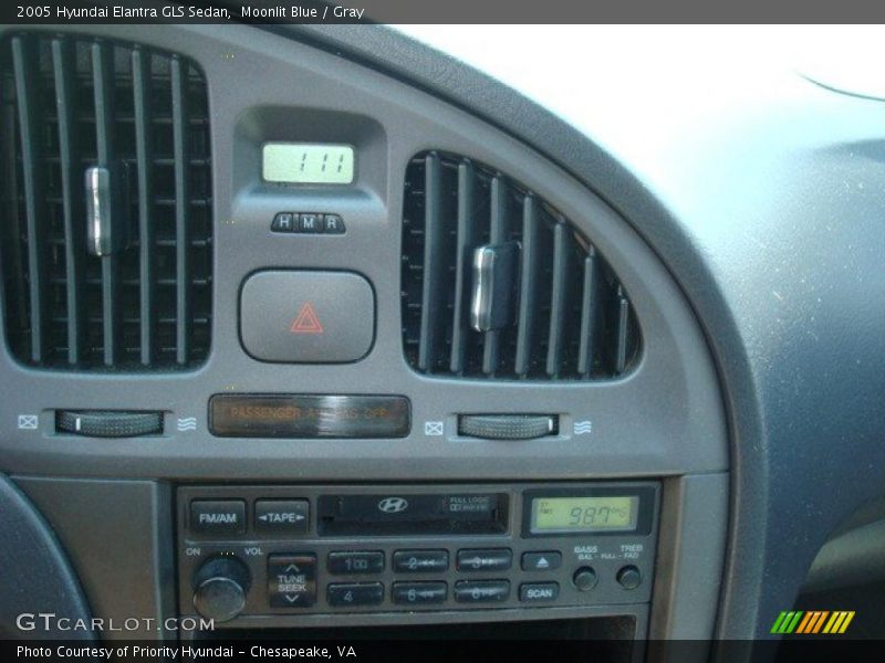 Moonlit Blue / Gray 2005 Hyundai Elantra GLS Sedan