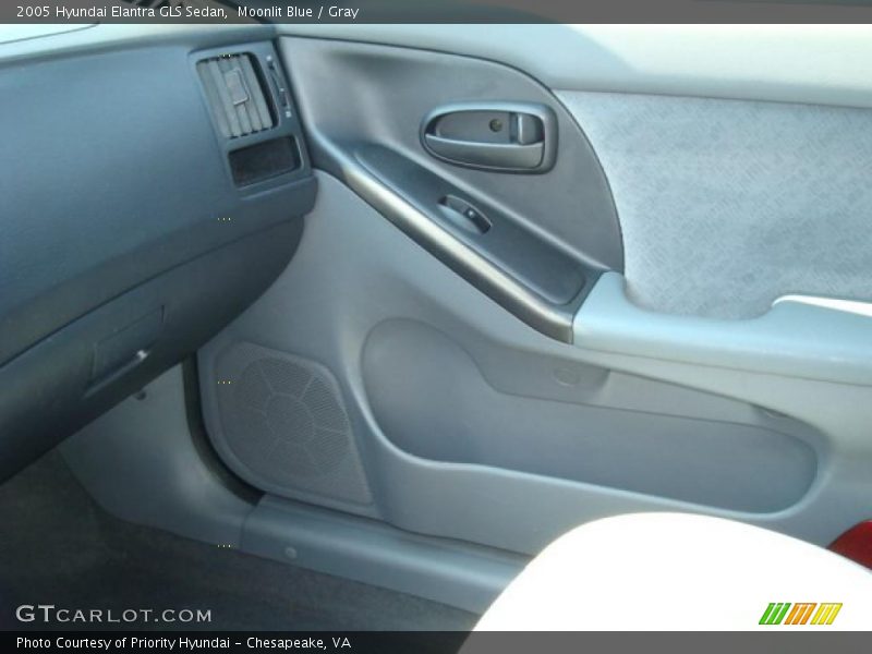 Moonlit Blue / Gray 2005 Hyundai Elantra GLS Sedan