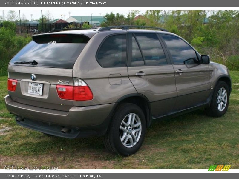 Kalahari Beige Metallic / Truffle Brown 2005 BMW X5 3.0i