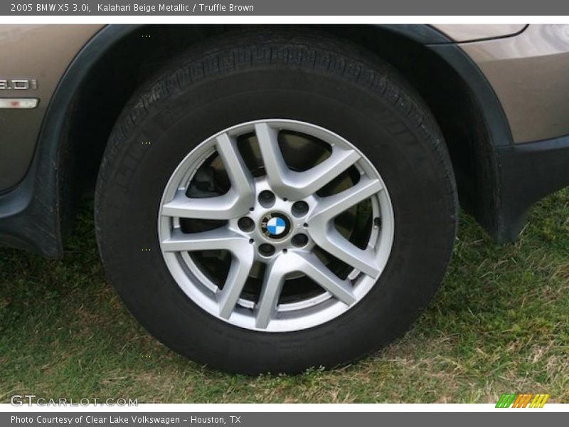 Kalahari Beige Metallic / Truffle Brown 2005 BMW X5 3.0i
