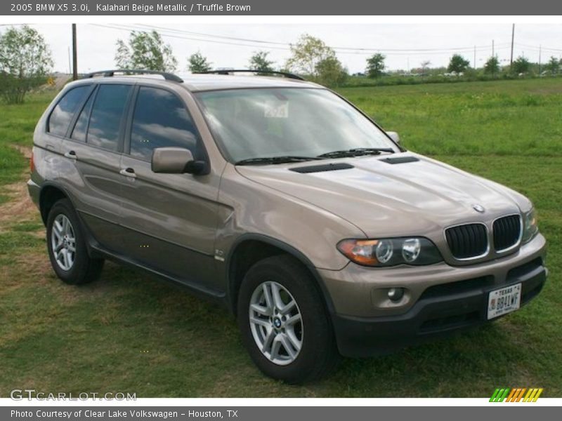 Kalahari Beige Metallic / Truffle Brown 2005 BMW X5 3.0i