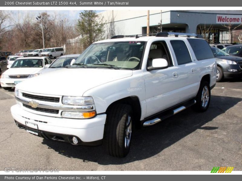 Summit White / Tan/Neutral 2006 Chevrolet Suburban LTZ 1500 4x4