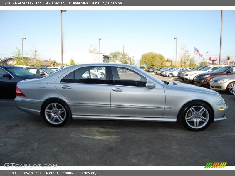 Brilliant Silver Metallic / Charcoal 2006 Mercedes-Benz S 430 Sedan