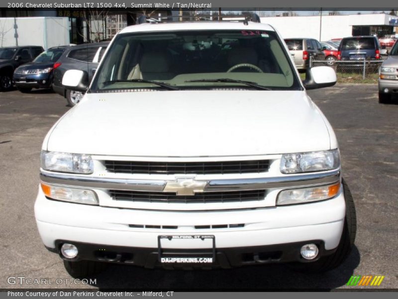 Summit White / Tan/Neutral 2006 Chevrolet Suburban LTZ 1500 4x4