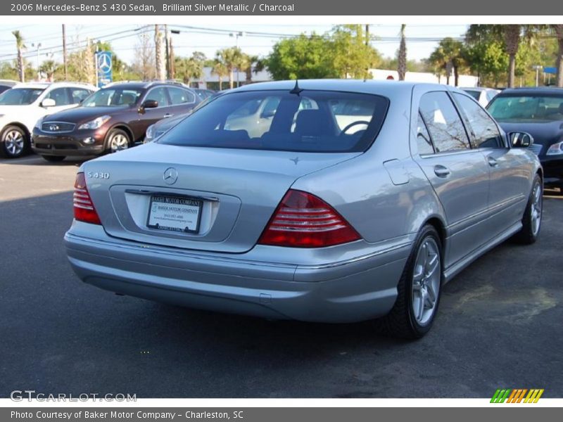 Brilliant Silver Metallic / Charcoal 2006 Mercedes-Benz S 430 Sedan