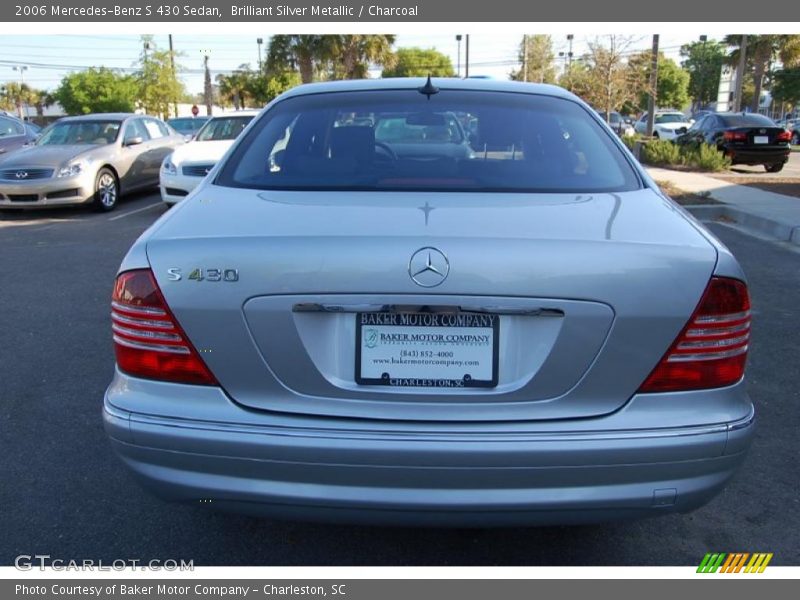 Brilliant Silver Metallic / Charcoal 2006 Mercedes-Benz S 430 Sedan