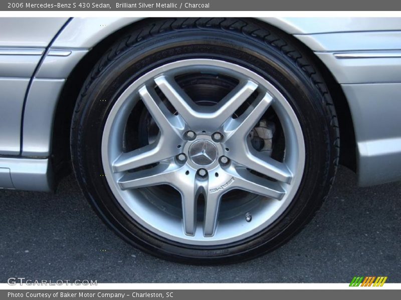 Brilliant Silver Metallic / Charcoal 2006 Mercedes-Benz S 430 Sedan