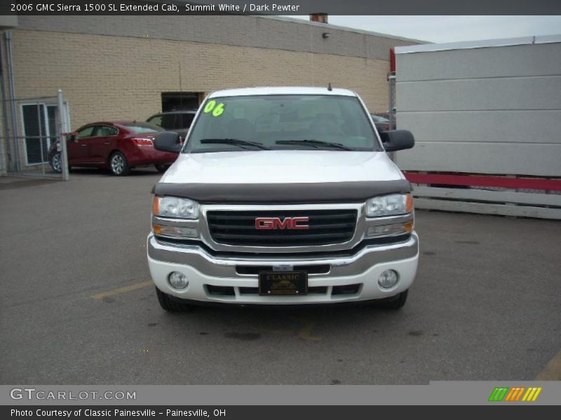 Summit White / Dark Pewter 2006 GMC Sierra 1500 SL Extended Cab