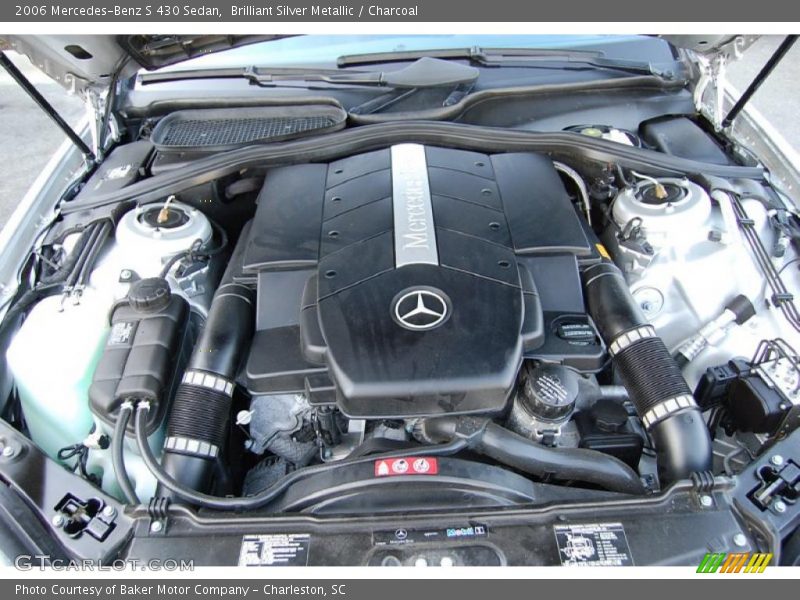 Brilliant Silver Metallic / Charcoal 2006 Mercedes-Benz S 430 Sedan