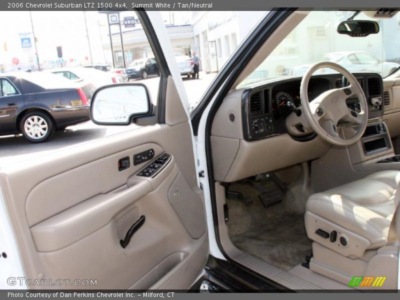 Summit White / Tan/Neutral 2006 Chevrolet Suburban LTZ 1500 4x4