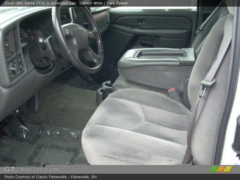 Summit White / Dark Pewter 2006 GMC Sierra 1500 SL Extended Cab
