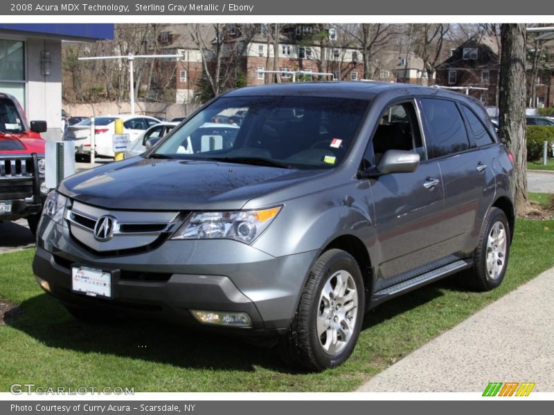 Sterling Gray Metallic / Ebony 2008 Acura MDX Technology