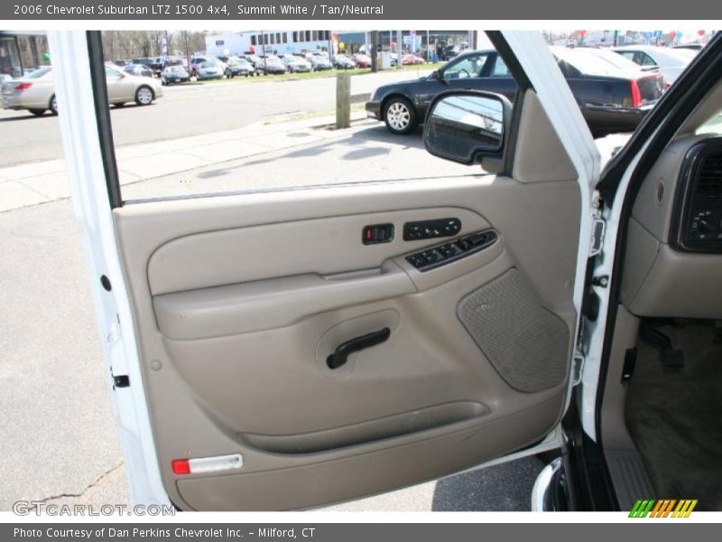 Summit White / Tan/Neutral 2006 Chevrolet Suburban LTZ 1500 4x4