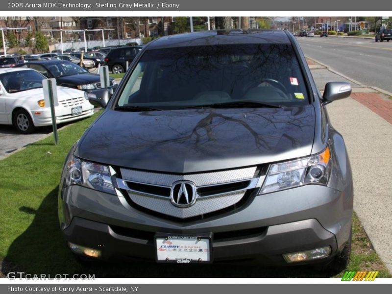 Sterling Gray Metallic / Ebony 2008 Acura MDX Technology