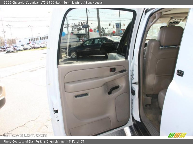 Summit White / Tan/Neutral 2006 Chevrolet Suburban LTZ 1500 4x4