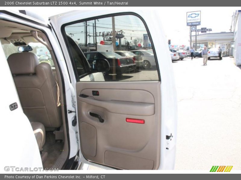Summit White / Tan/Neutral 2006 Chevrolet Suburban LTZ 1500 4x4