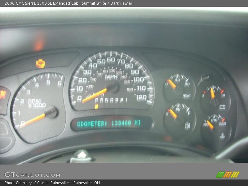 Summit White / Dark Pewter 2006 GMC Sierra 1500 SL Extended Cab