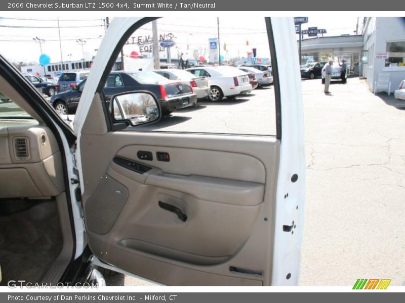 Summit White / Tan/Neutral 2006 Chevrolet Suburban LTZ 1500 4x4