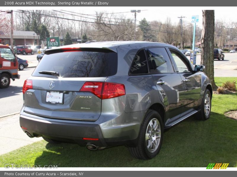 Sterling Gray Metallic / Ebony 2008 Acura MDX Technology