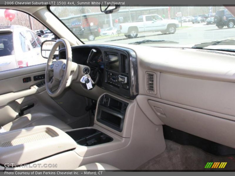 Summit White / Tan/Neutral 2006 Chevrolet Suburban LTZ 1500 4x4