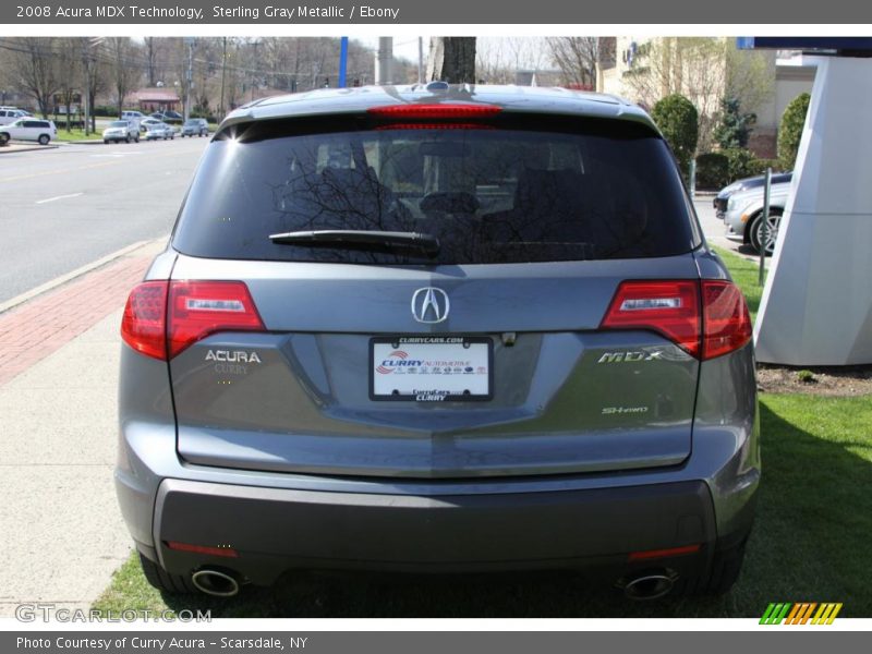 Sterling Gray Metallic / Ebony 2008 Acura MDX Technology