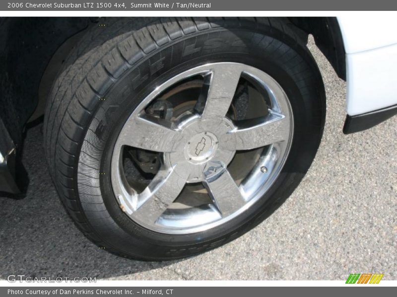 Summit White / Tan/Neutral 2006 Chevrolet Suburban LTZ 1500 4x4