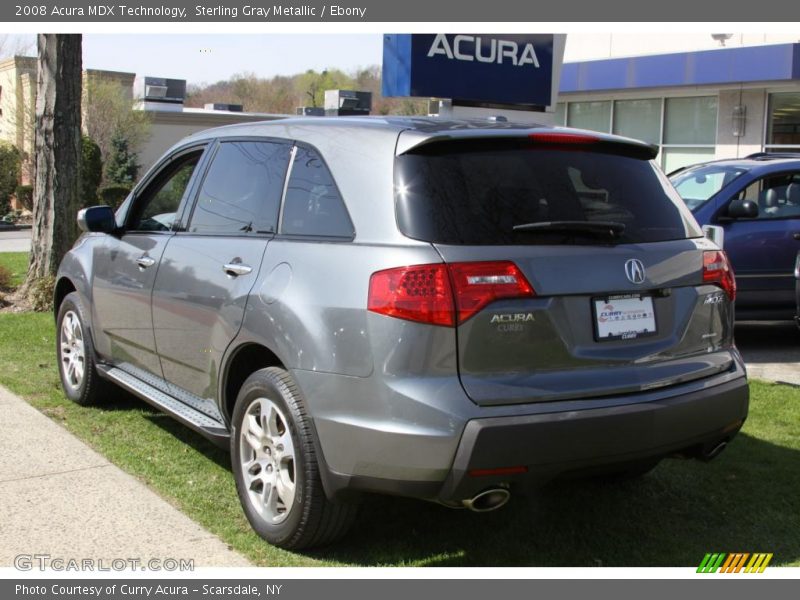 Sterling Gray Metallic / Ebony 2008 Acura MDX Technology