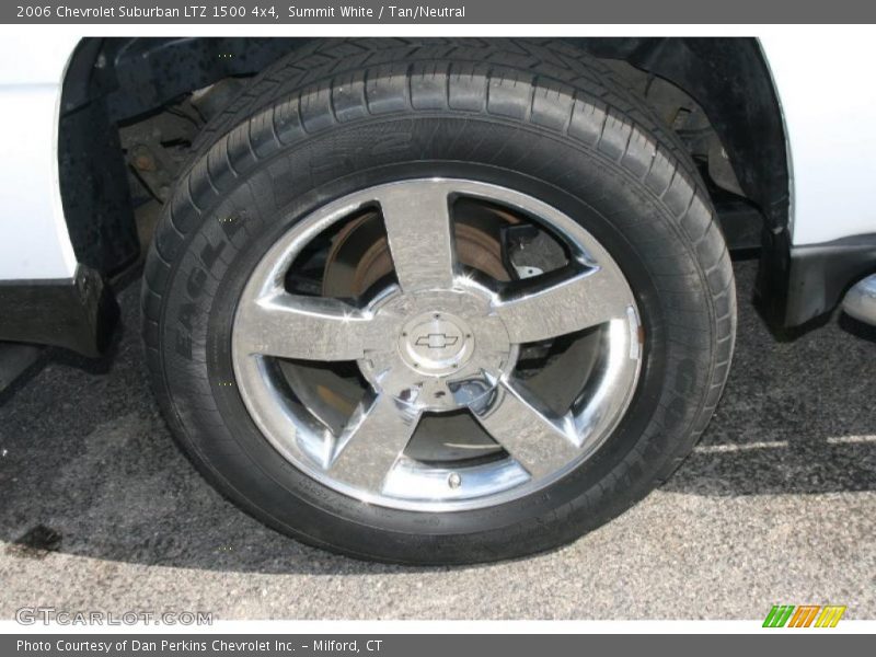 Summit White / Tan/Neutral 2006 Chevrolet Suburban LTZ 1500 4x4