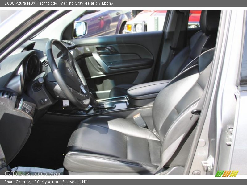 Sterling Gray Metallic / Ebony 2008 Acura MDX Technology