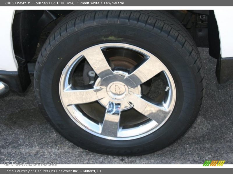 Summit White / Tan/Neutral 2006 Chevrolet Suburban LTZ 1500 4x4