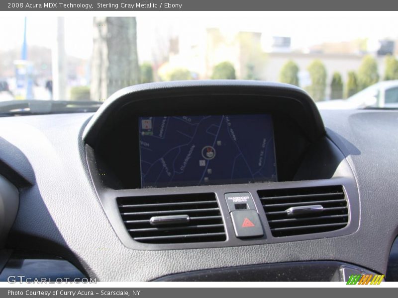 Sterling Gray Metallic / Ebony 2008 Acura MDX Technology