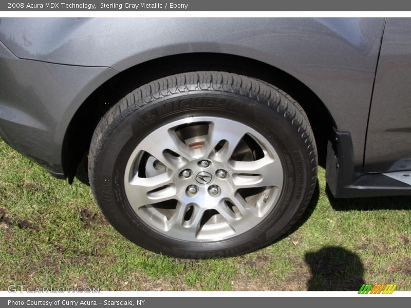 Sterling Gray Metallic / Ebony 2008 Acura MDX Technology