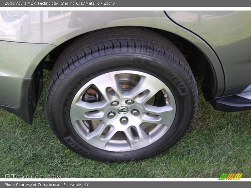 Sterling Gray Metallic / Ebony 2008 Acura MDX Technology