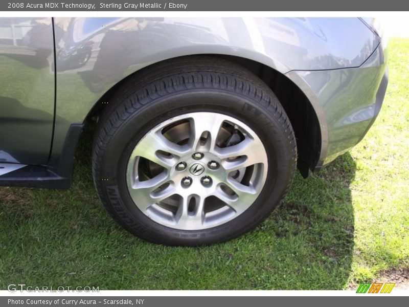 Sterling Gray Metallic / Ebony 2008 Acura MDX Technology