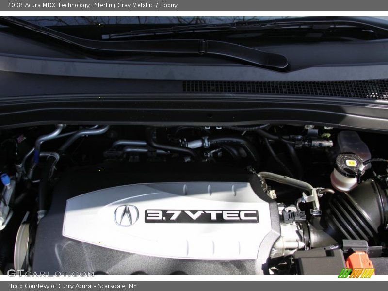 Sterling Gray Metallic / Ebony 2008 Acura MDX Technology