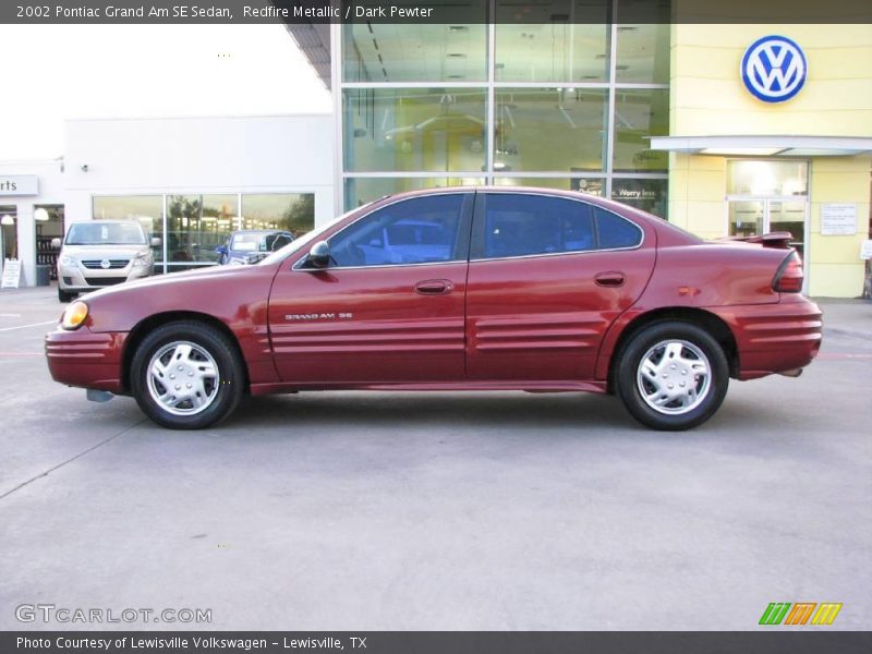 Redfire Metallic / Dark Pewter 2002 Pontiac Grand Am SE Sedan
