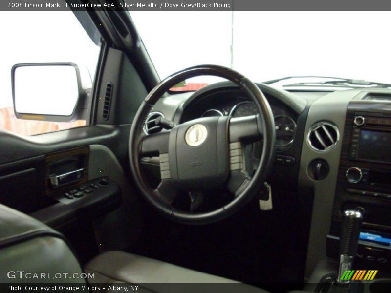 Silver Metallic / Dove Grey/Black Piping 2008 Lincoln Mark LT SuperCrew 4x4