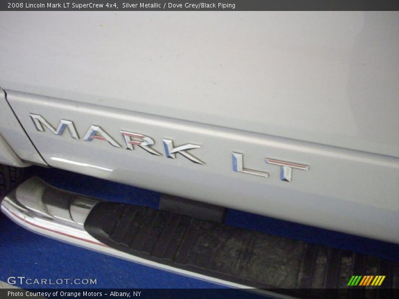 Silver Metallic / Dove Grey/Black Piping 2008 Lincoln Mark LT SuperCrew 4x4
